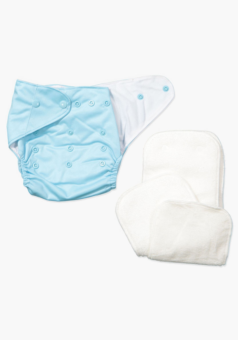 Juniors Diaper Briefs with 2 Nappy Pads-Reusable-image-0