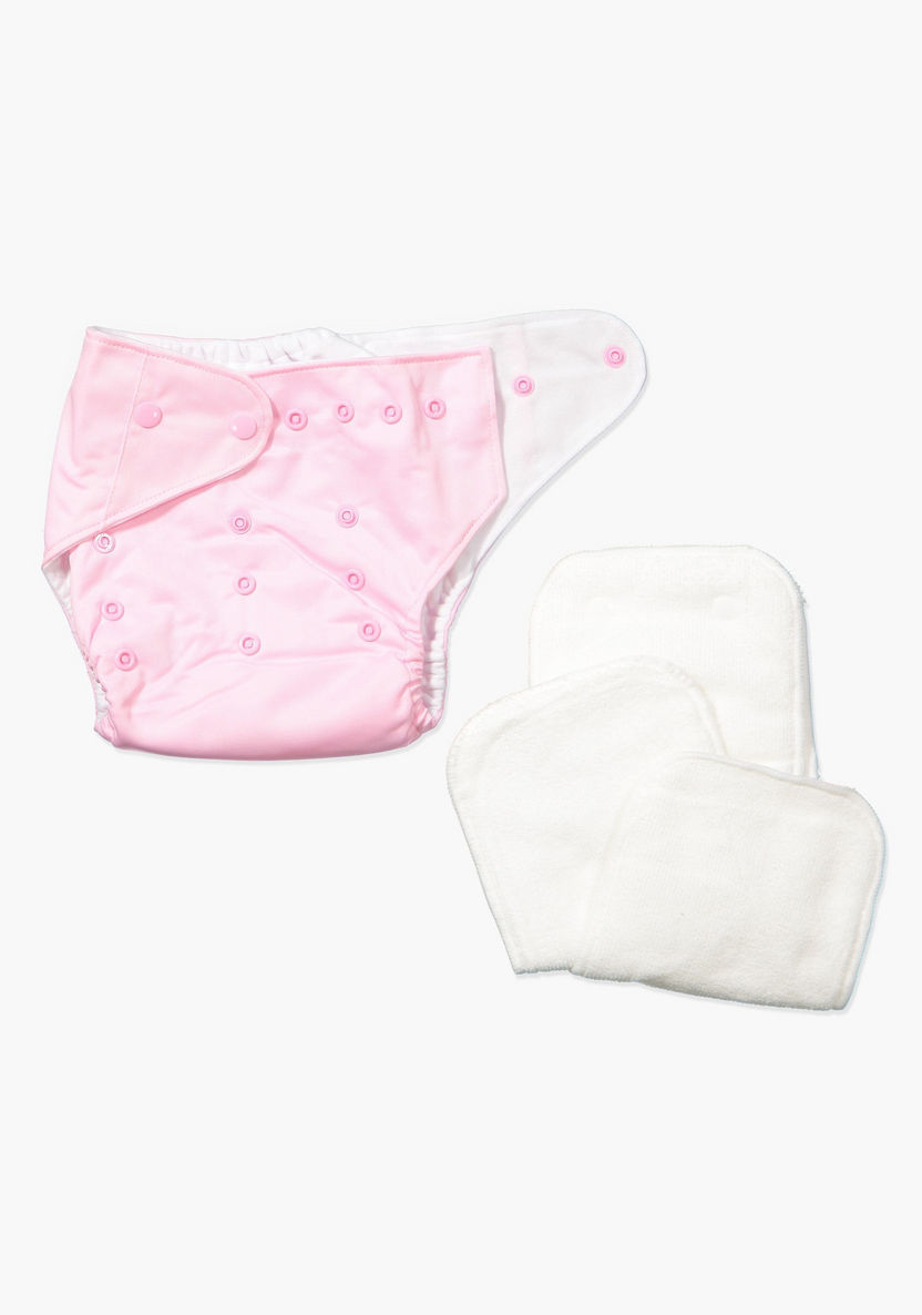 Juniors Diaper Briefs with 2 Nappy Pads-Reusable-image-0