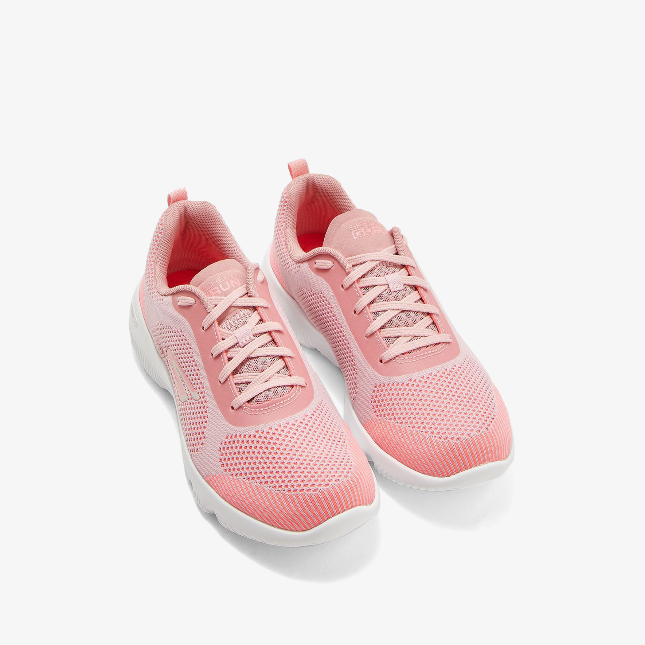 Skechers Go Run Focus Women Textured Air Cooled Goga Mat Running Shoes - 15178-BKW-sports-women-shoes-image-4