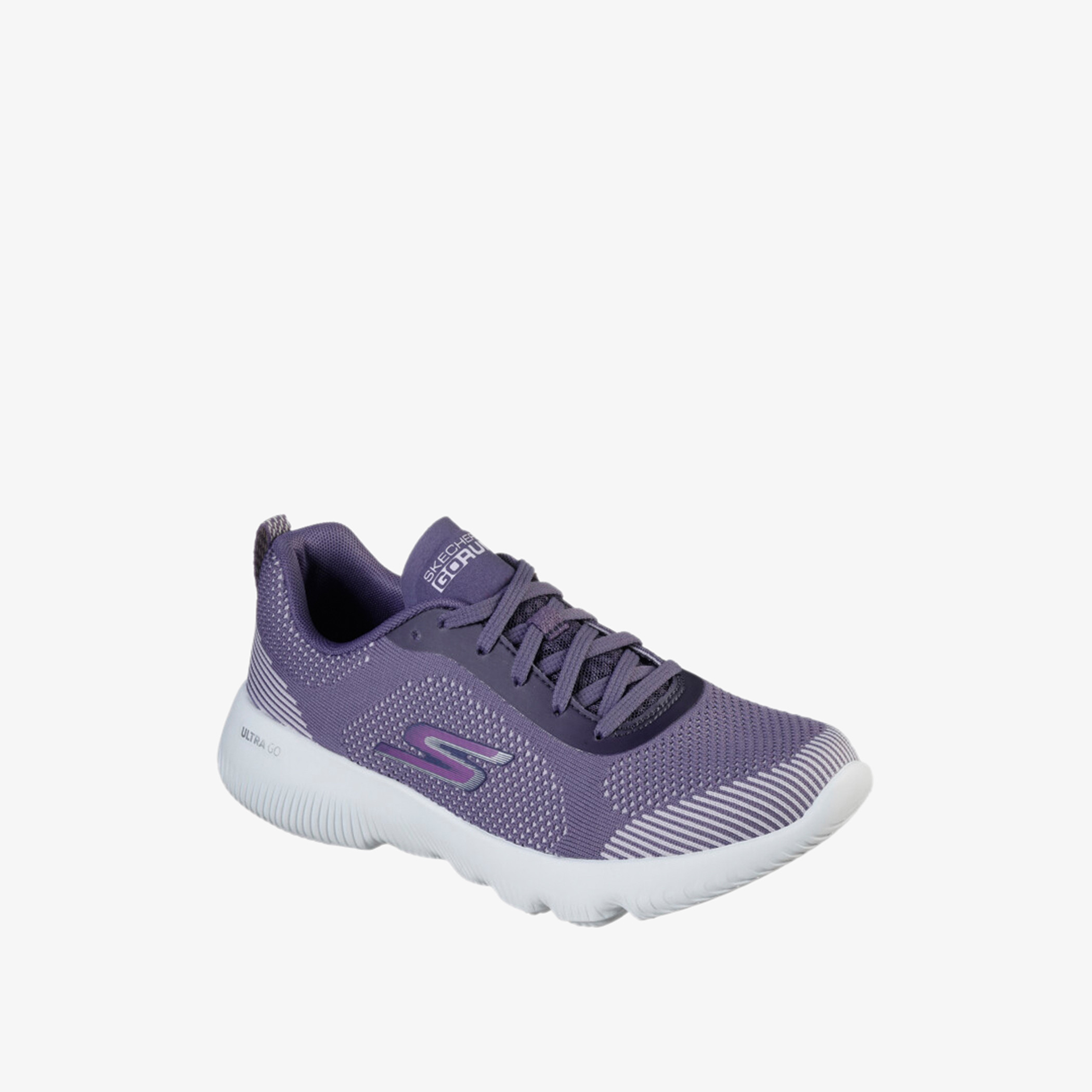 Skechers Go Run Focus Women Textured Air Cooled Goga Mat Running Shoes - 15178-BKW-sports-women-shoes-image-8