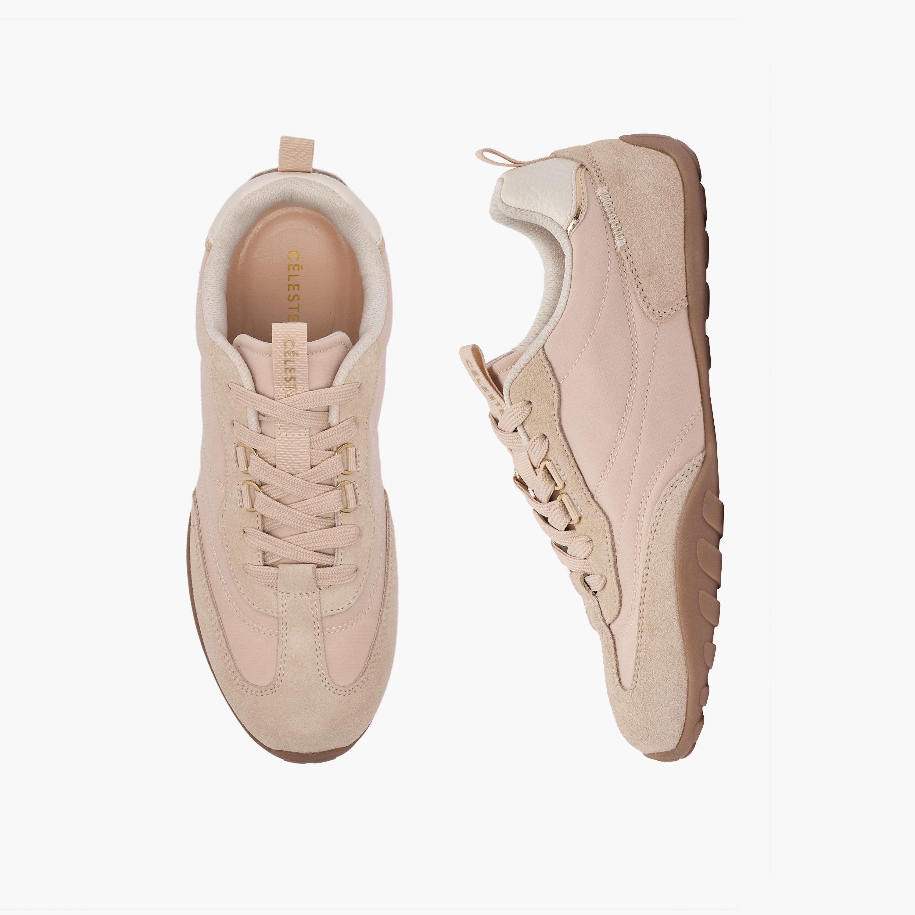 Celeste Women Panelled Lace-Up Ankle Sneakers-women-shoes-sneakers-image-1
