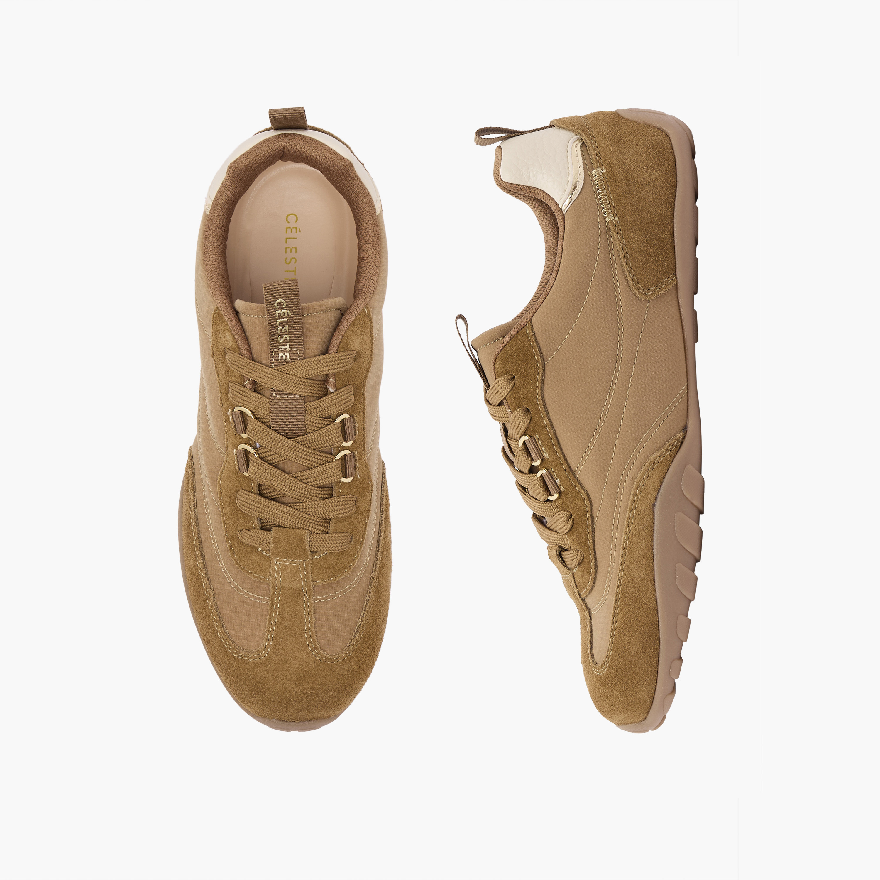 Celeste Women Panelled Lace-Up Ankle Sneakers-women-shoes-sneakers-image-1