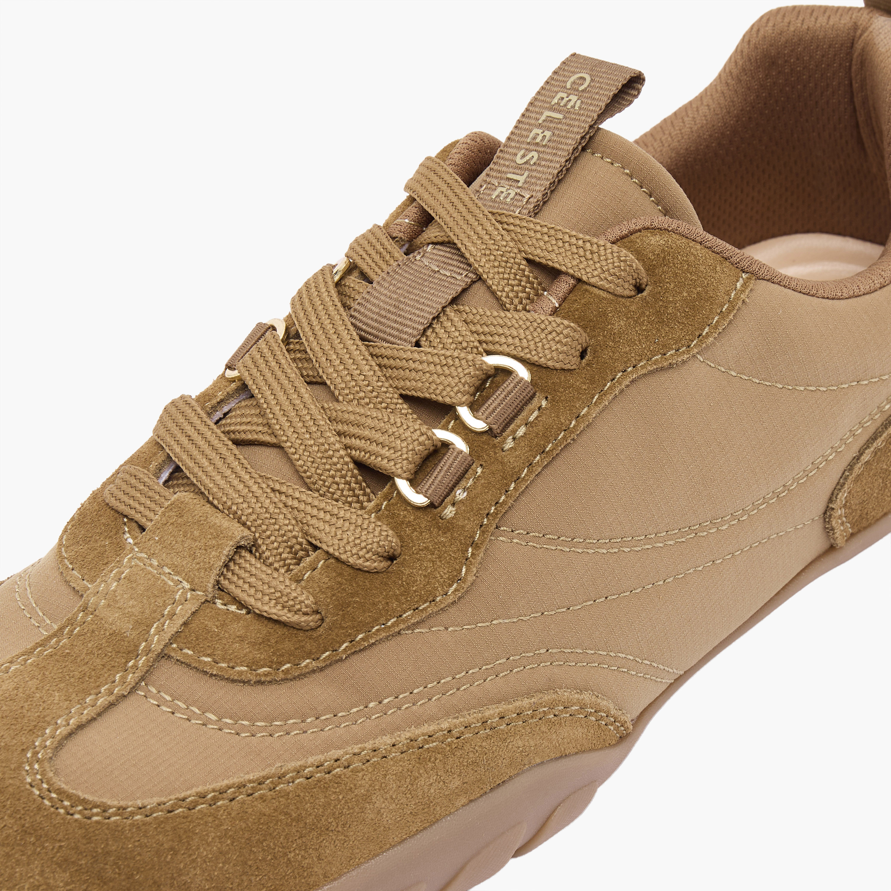 Celeste Women Panelled Lace-Up Ankle Sneakers-women-shoes-sneakers-image-5