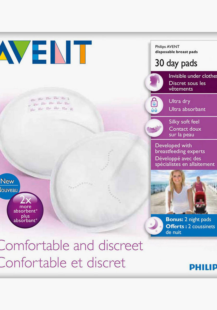 Philips Avent Disposable Breast Pad - Set of 30-Nursing-image-0