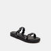 Le Confort Braided Slip-On Slide Sandals with Studded Detail-Women%27s Flat Sandals-thumbnail-2