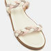 Le Confort Braided Slip-On Slide Sandals with Studded Detail-Women%27s Flat Sandals-thumbnailMobile-3