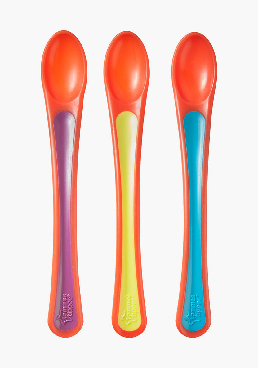 Tommee Tippee Heat Sensing Spoons - Set of 3-Mealtime Essentials-image-0