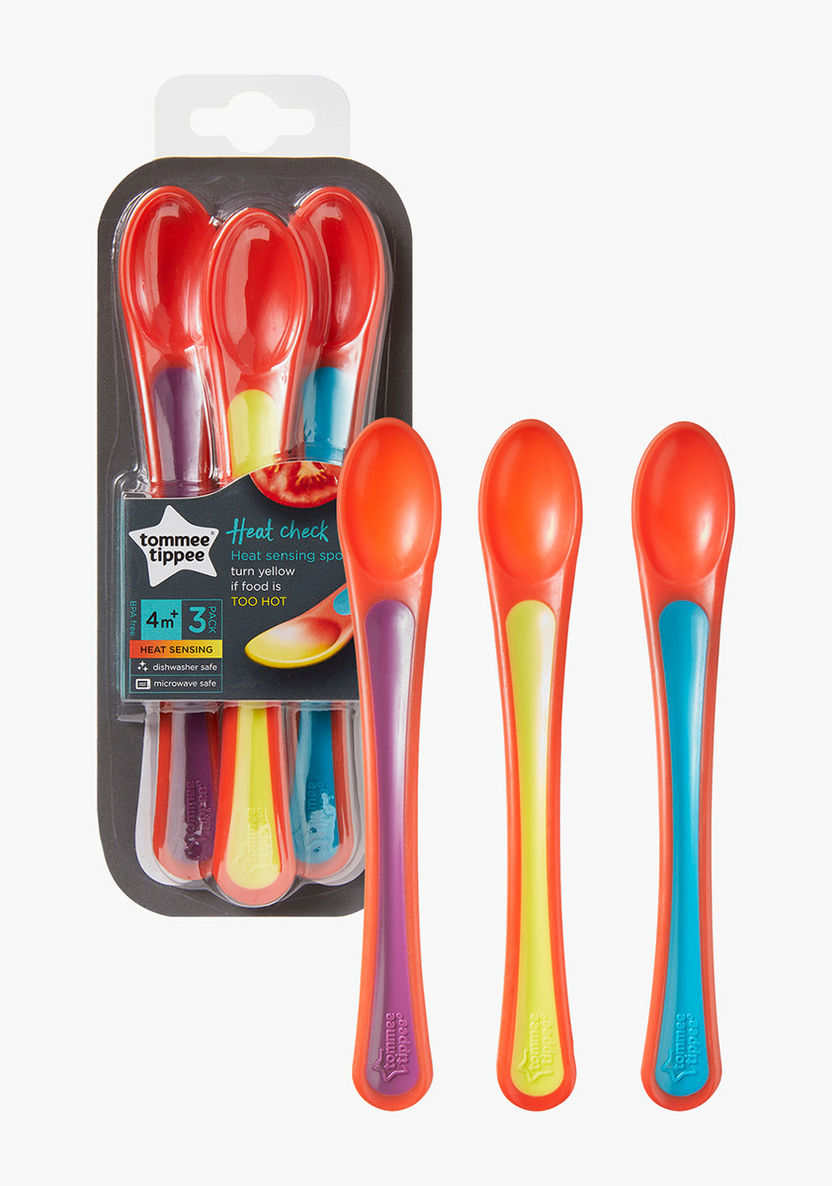 Tommee Tippee Heat Sensing Spoons - Set of 3-Mealtime Essentials-image-3
