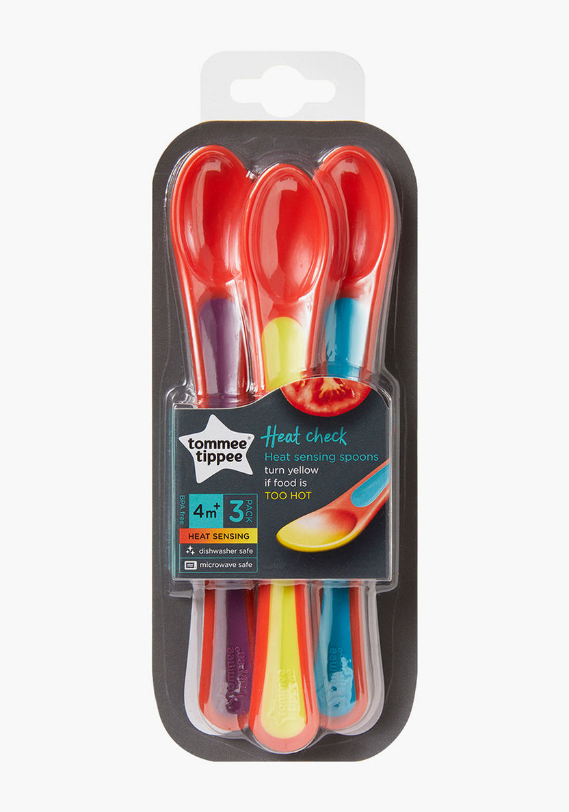Tommee Tippee Heat Sensing Spoons - Set of 3-Mealtime Essentials-image-8