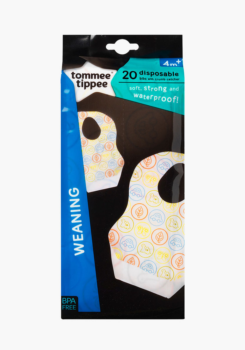 Tommee Tippee Printed 20-Piece Disposable Bibs-Accessories-image-1