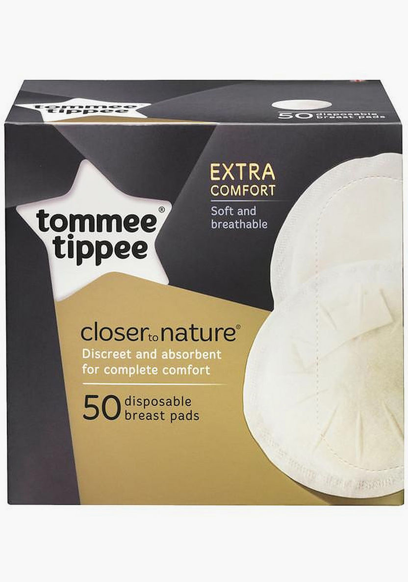 Tommee Tippee Closer to Nature Disposable Breast Pads - 50 Pieces-Nursing-image-0