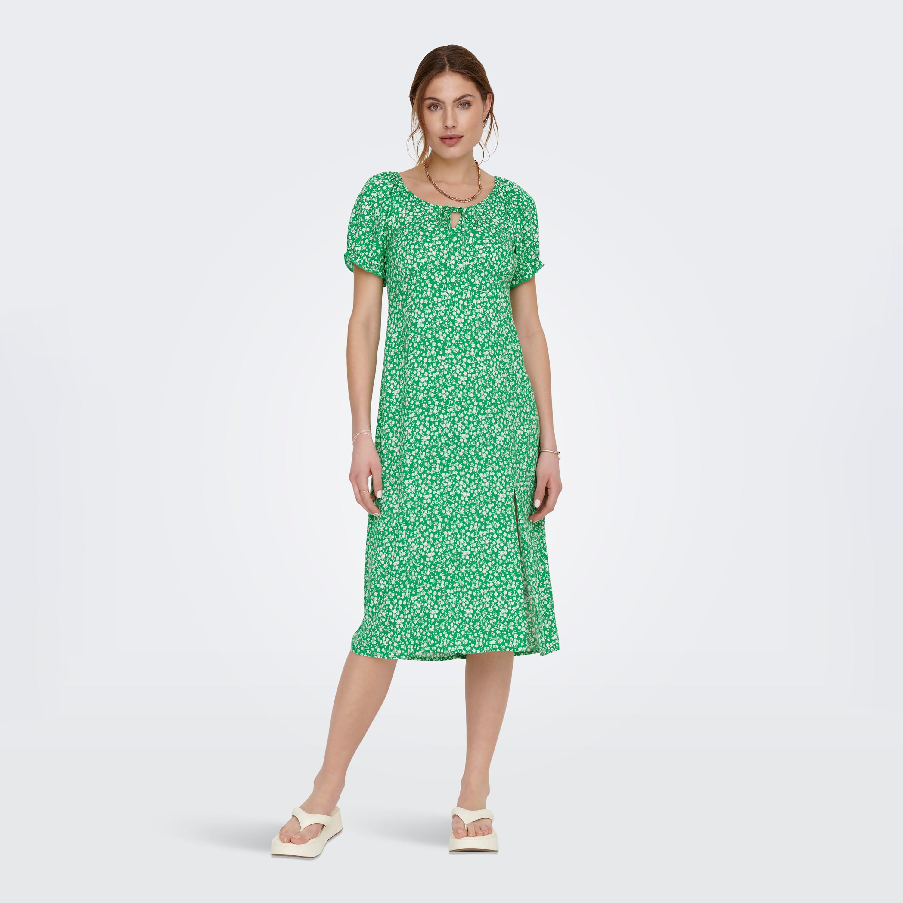 Only top green dress