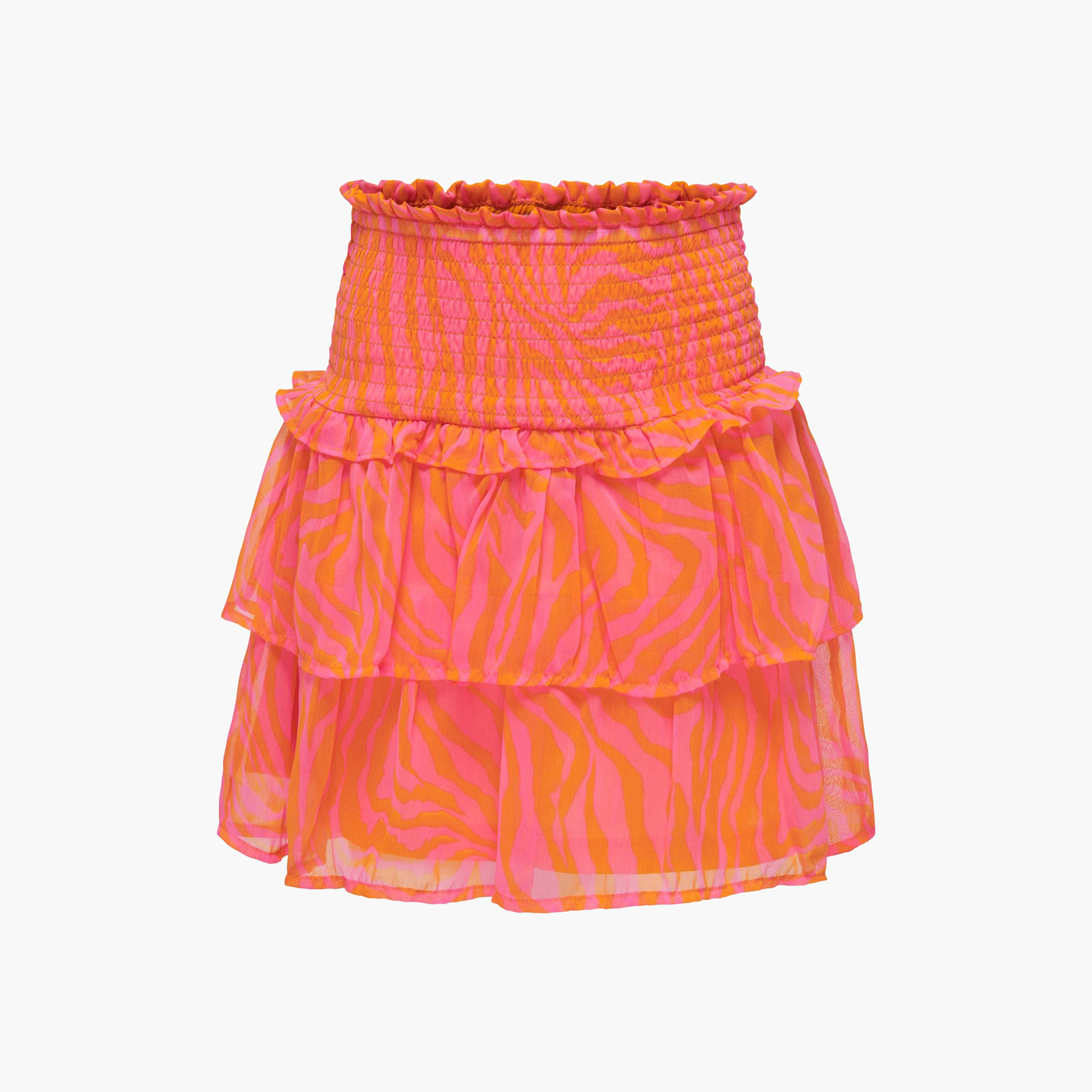 تنورة مطرزة بخصر مطاطي وطبعات من كيدز أونلي-girls-clothing-bottoms-skirts-image-2