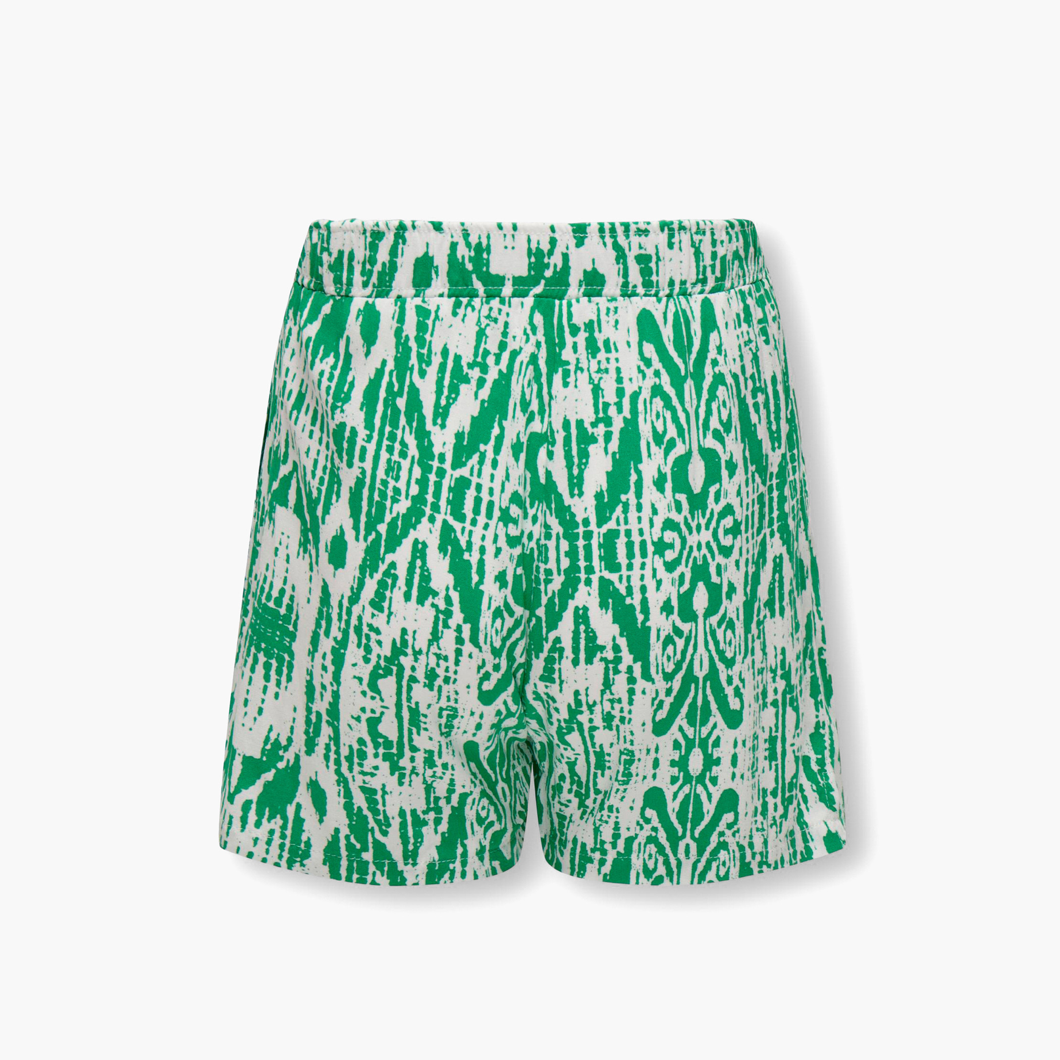 شورت بخصر مطّاطي وطبعات من كيدز أونلي-girls-clothing-bottoms-shorts-image-2