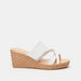 Le Confort Embellished Slip-On Sandals with Wedge Heels-Women%27s Heel Sandals-thumbnailMobile-0