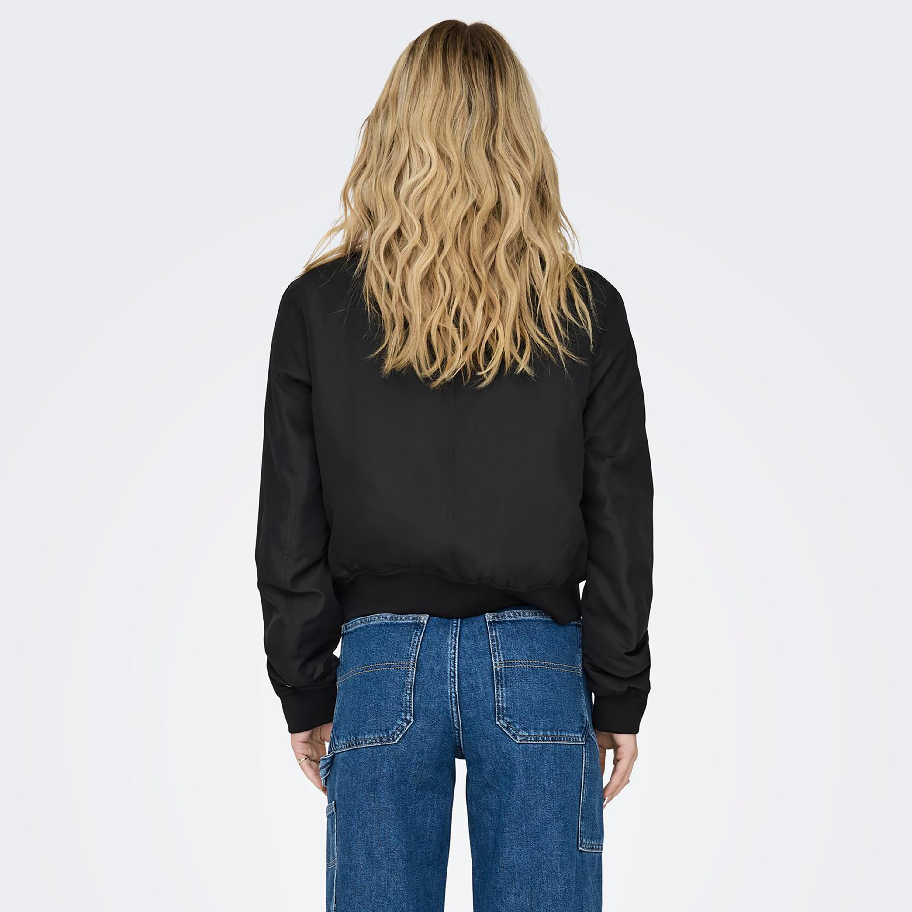 Only Plain Stand Collar Bomber Jacket-women-winterwear-coatsandjackets-jackets-image-4