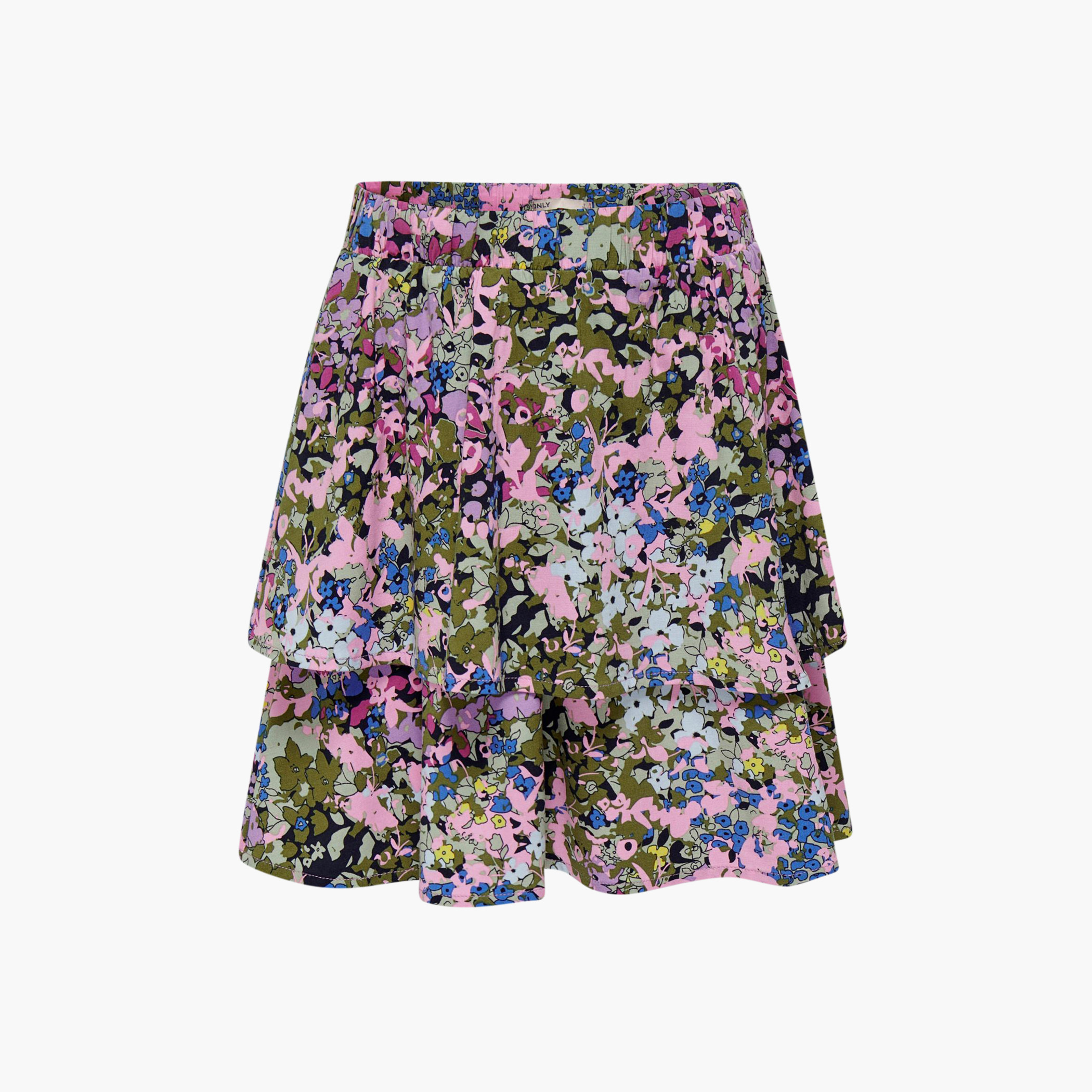Kids Only All-Over Floral Print Layered Skirt-girls-clothing-bottoms-skirts-image-1