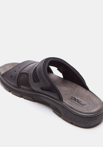 IMAC Men's Perforated Cross Strap Sandals-Men%27s Sandals-image-2