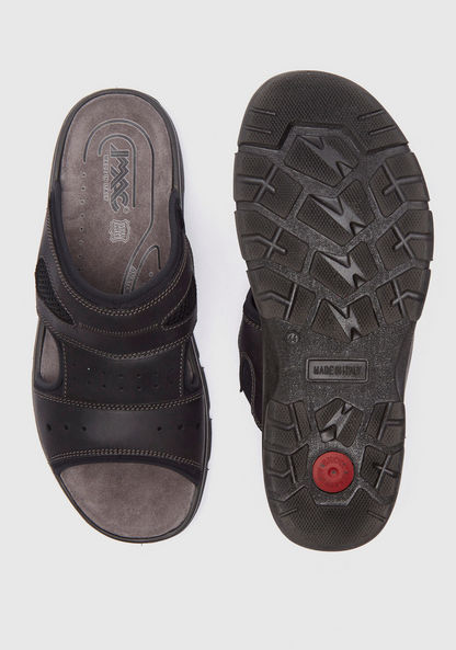 IMAC Men's Perforated Cross Strap Sandals-Men%27s Sandals-image-4