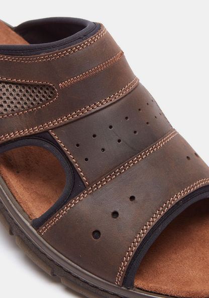 IMAC Men's Perforated Cross Strap Sandals