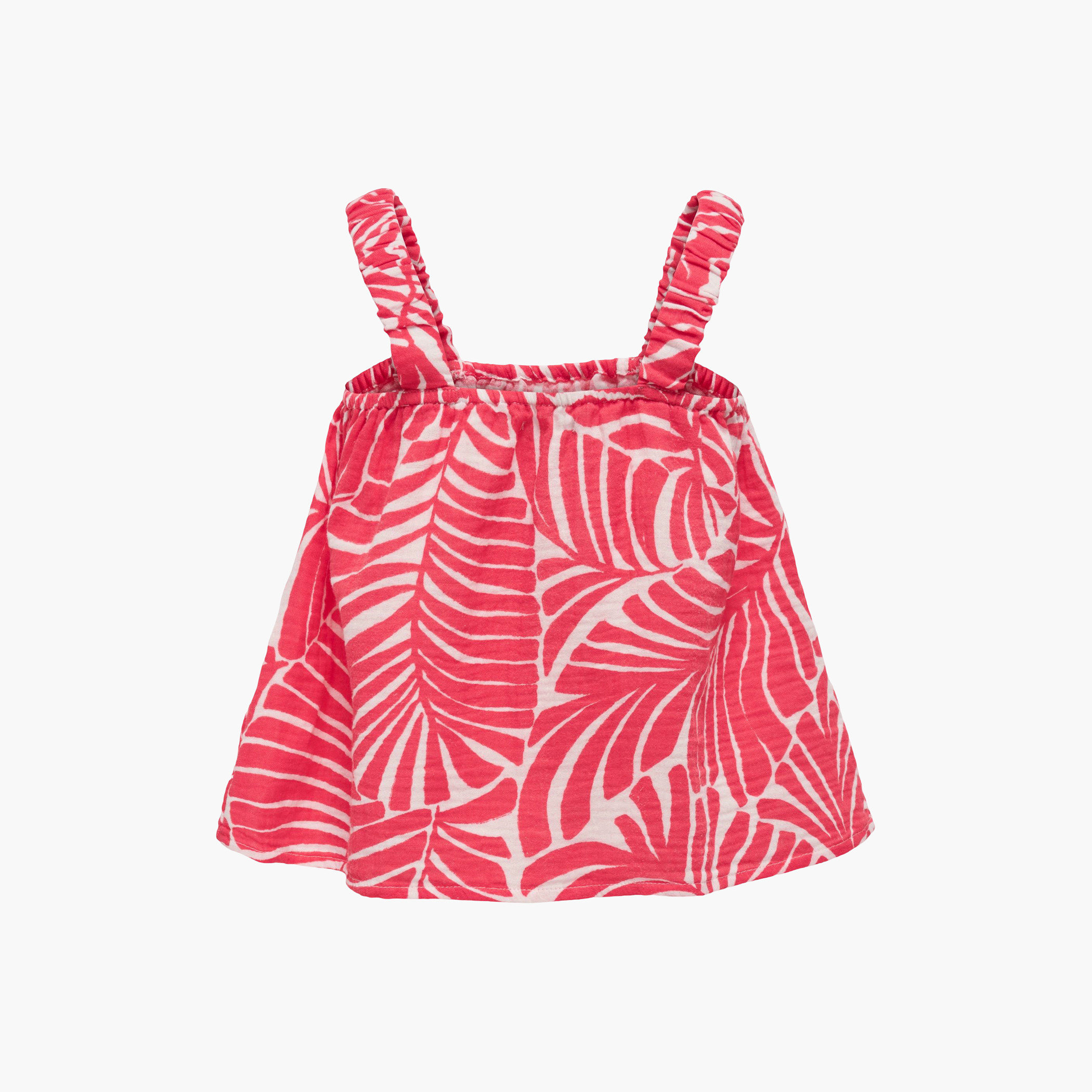 بلوزة دون أكمام بياقة مربعة وطبعات زهرية من كيدز أونلي-girls-clothing-blousesandshirts-image-2