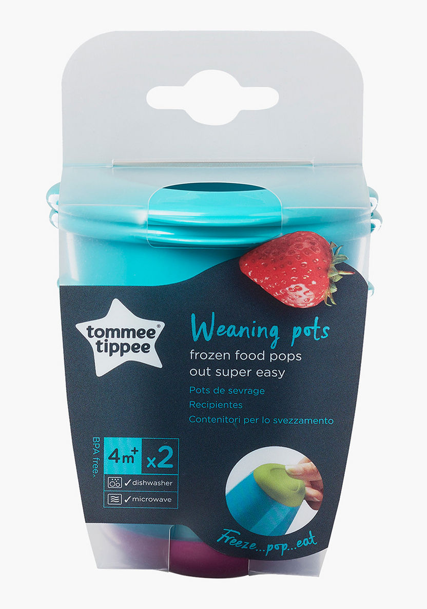 Tommee Tippee Explora Pop Up Weaning Pots - Set of 2-Mealtime Essentials-image-0