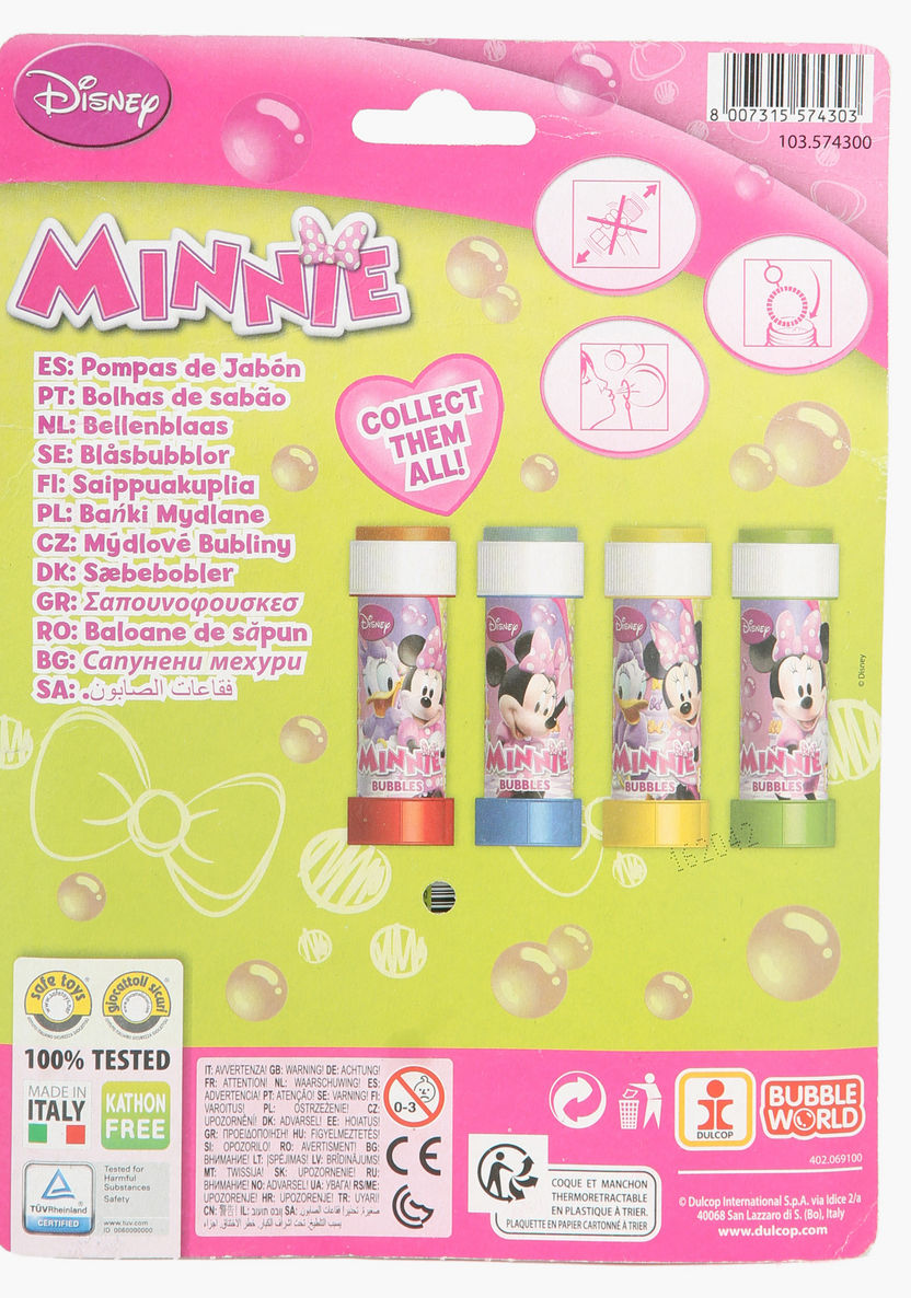 Minnie Mouse Printed Bubbles Blister - Set of 3-Novelties and Collectibles-image-2