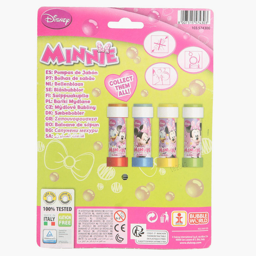 Minnie Mouse Printed Bubbles Blister - Set of 3-Novelties and Collectibles-image-2