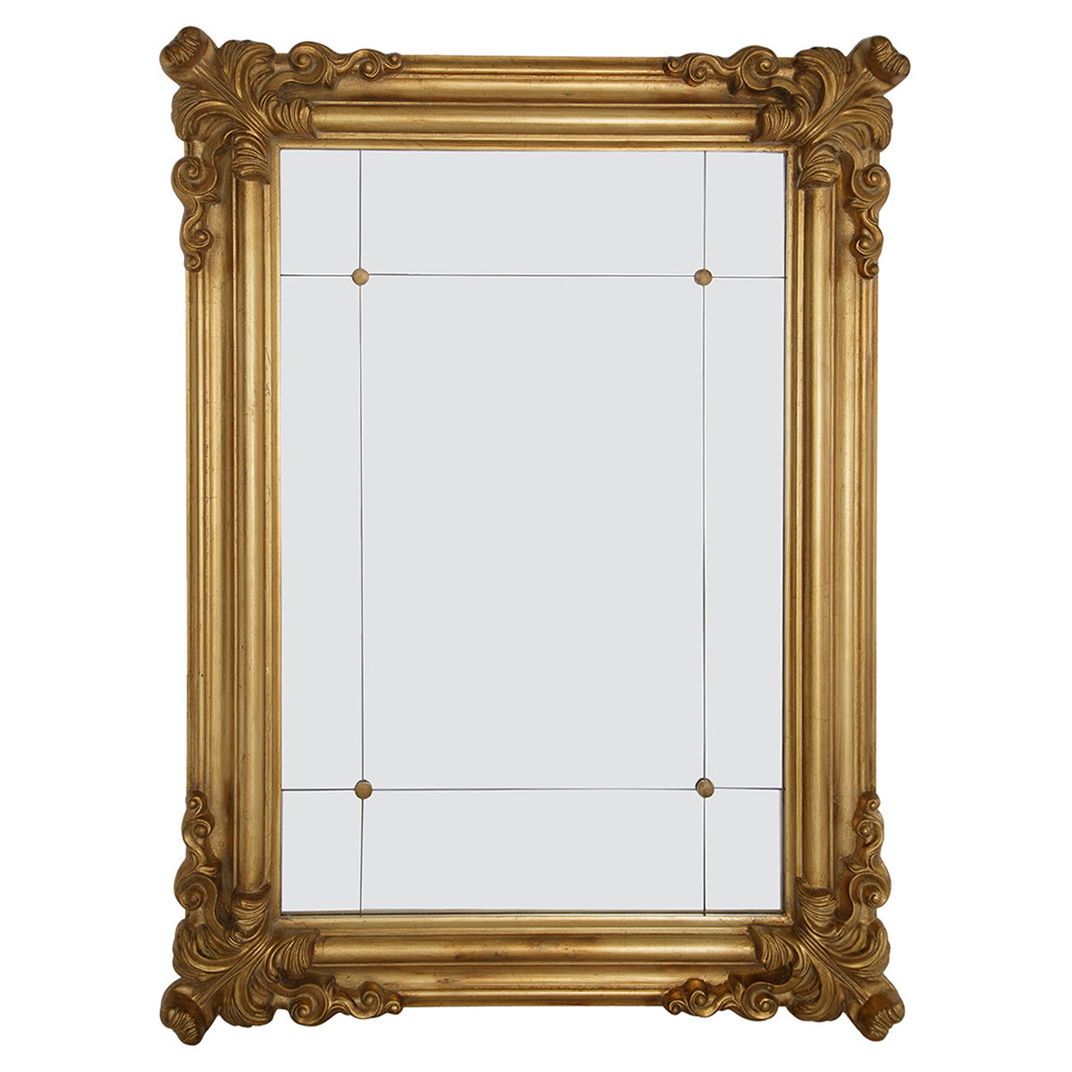 Adore Antique Gold Frame Mirror - 60x90 cms-household-walldecorandmirrors-mirrors-wallmirrors-image-1