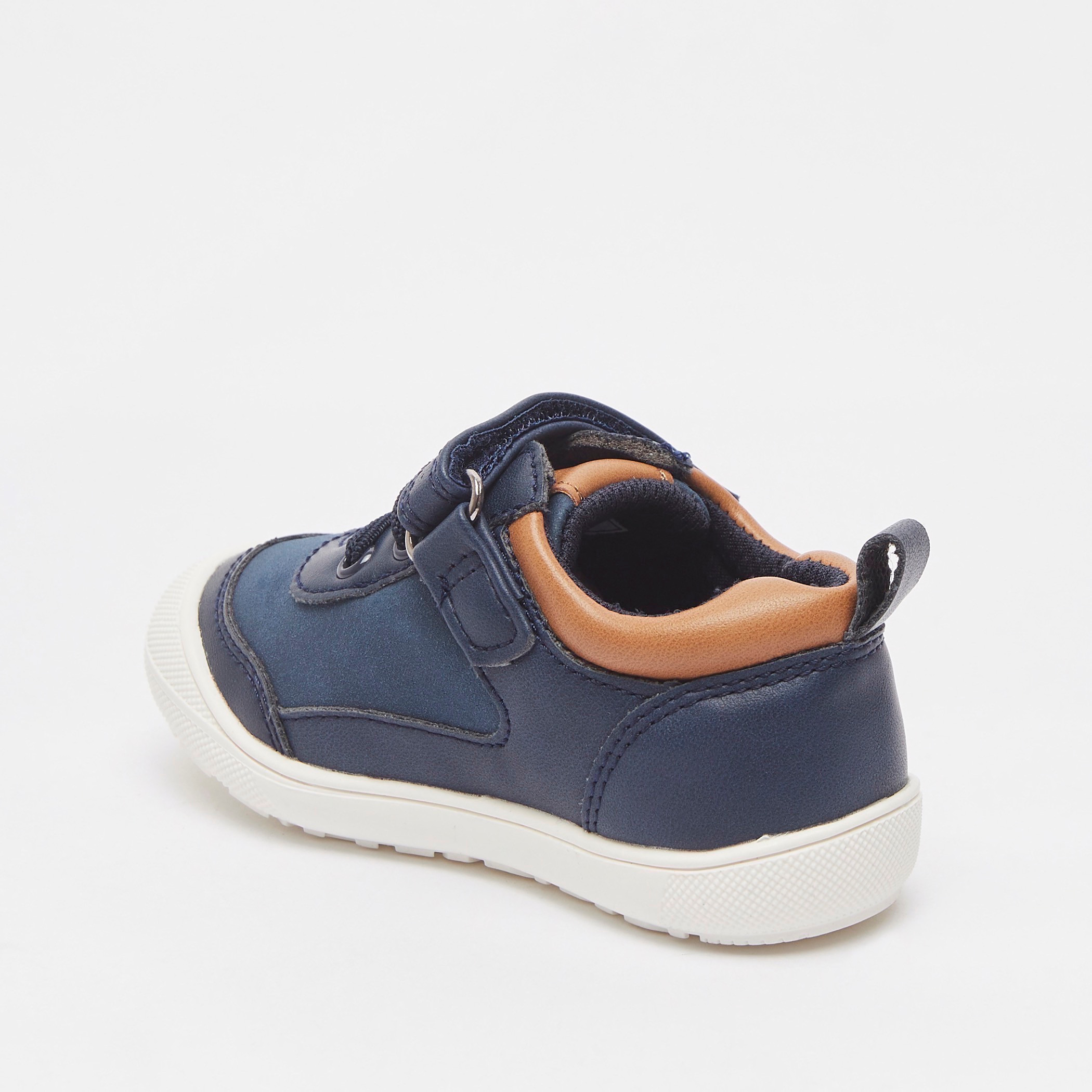 hook and loop closure sneakers