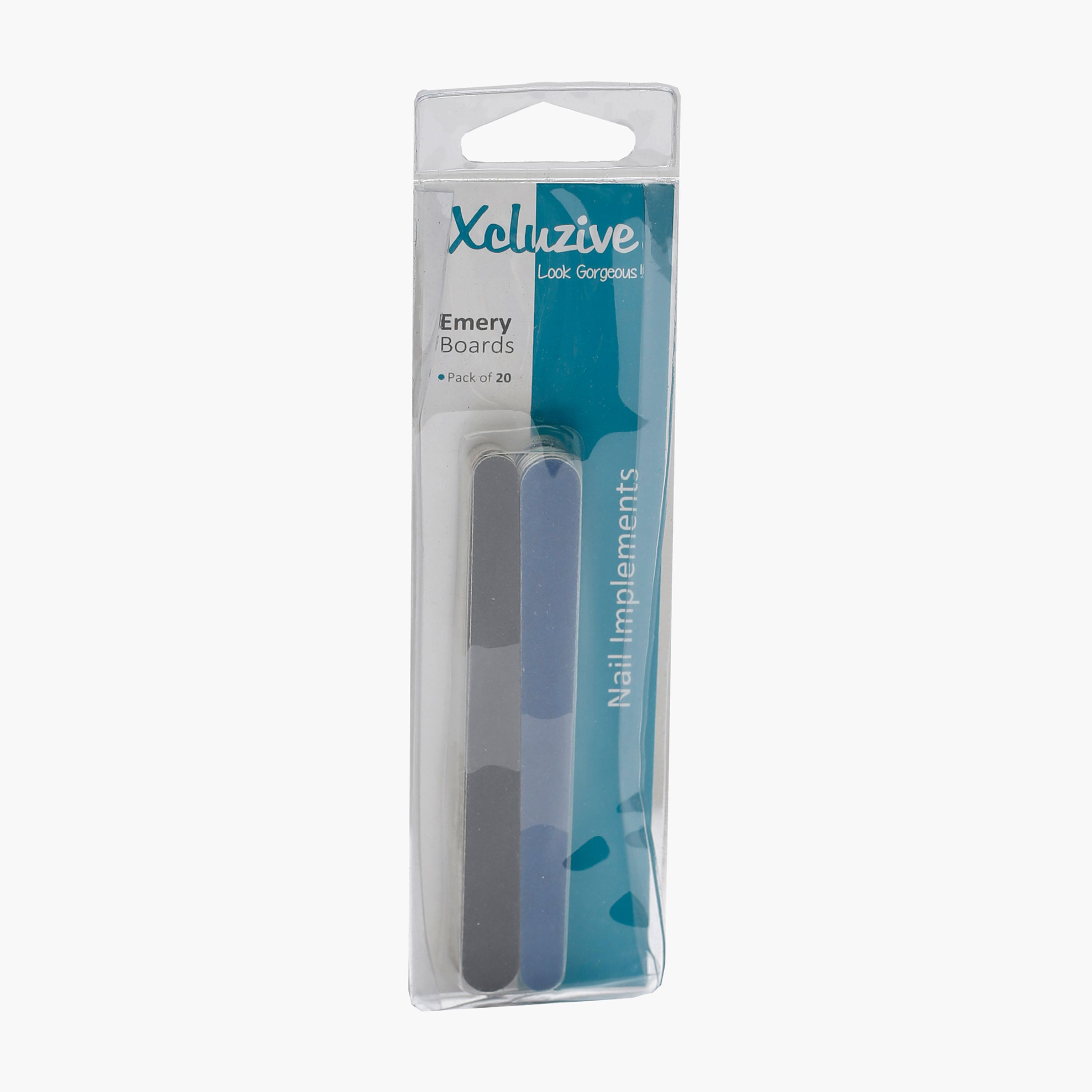 Xcluzive 20-Piece Nail Emery Board Set - 12 cms-beautyandpersonalcare-giftsets-image-2