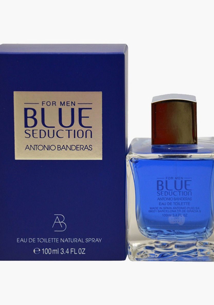 Buy Antonio Banderas Blue Seduction Eau de Toilette Spray for Men - 100 ml  Online