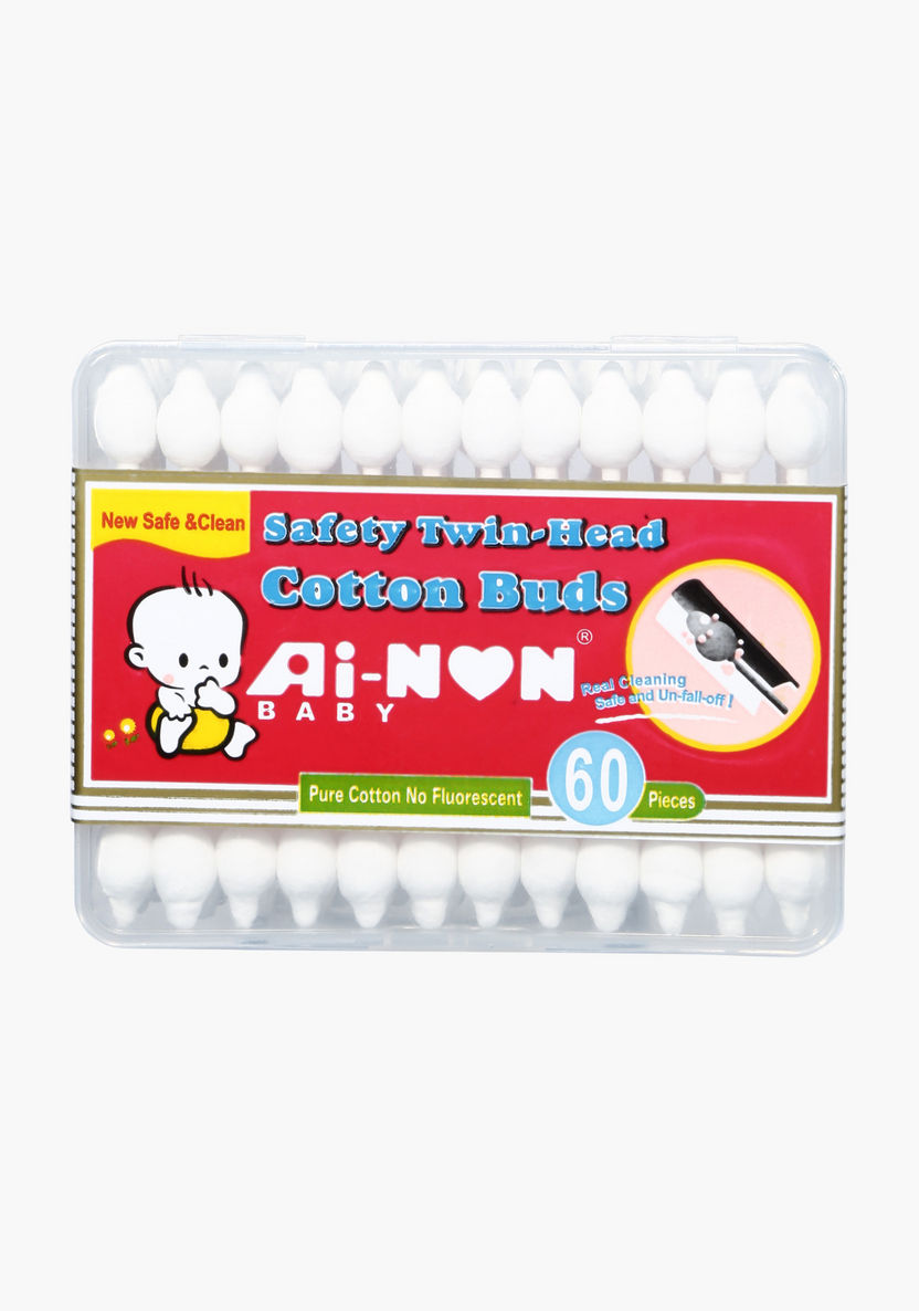 Ai-NON Safety Cleaning Twin Cotton Buds-Grooming-image-0