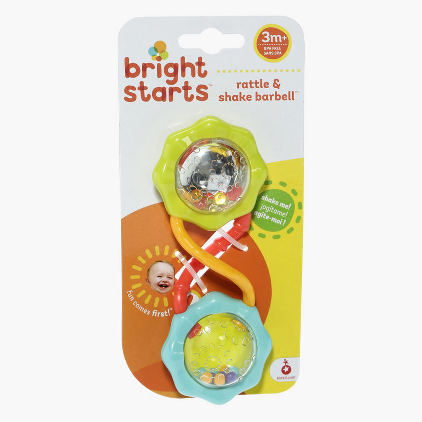 Bright Starts Barbell Rattle-Baby and Preschool-image-2