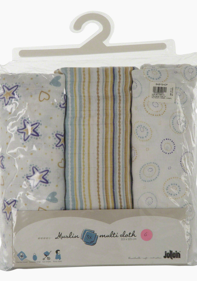 Jollein Blankets - Set of 3-Blankets and Throws-image-1