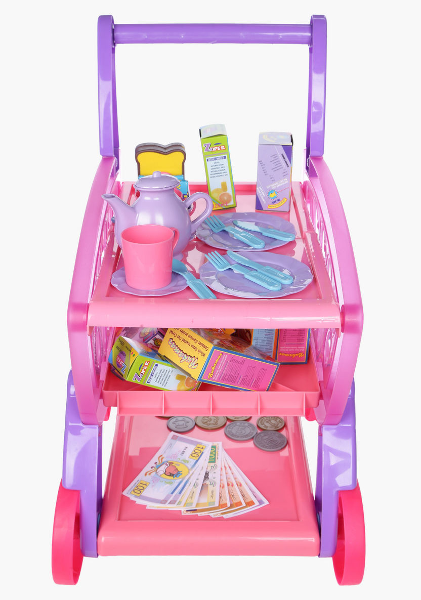 Juniors 3-in-1 Shopping Trolley Set-Role Play-image-1