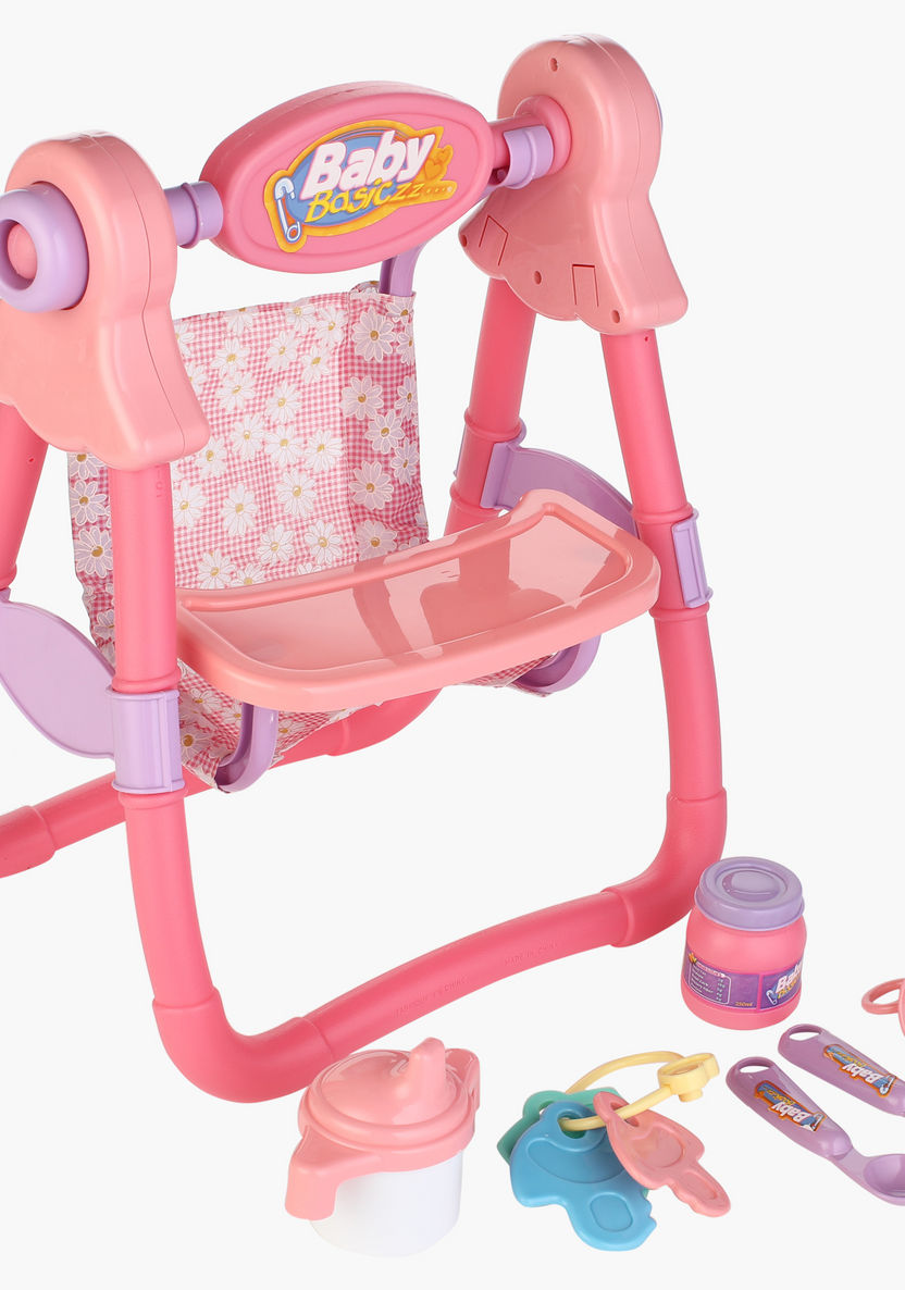 Juniors Baby Care Swing Chair-Dolls and Playsets-image-0