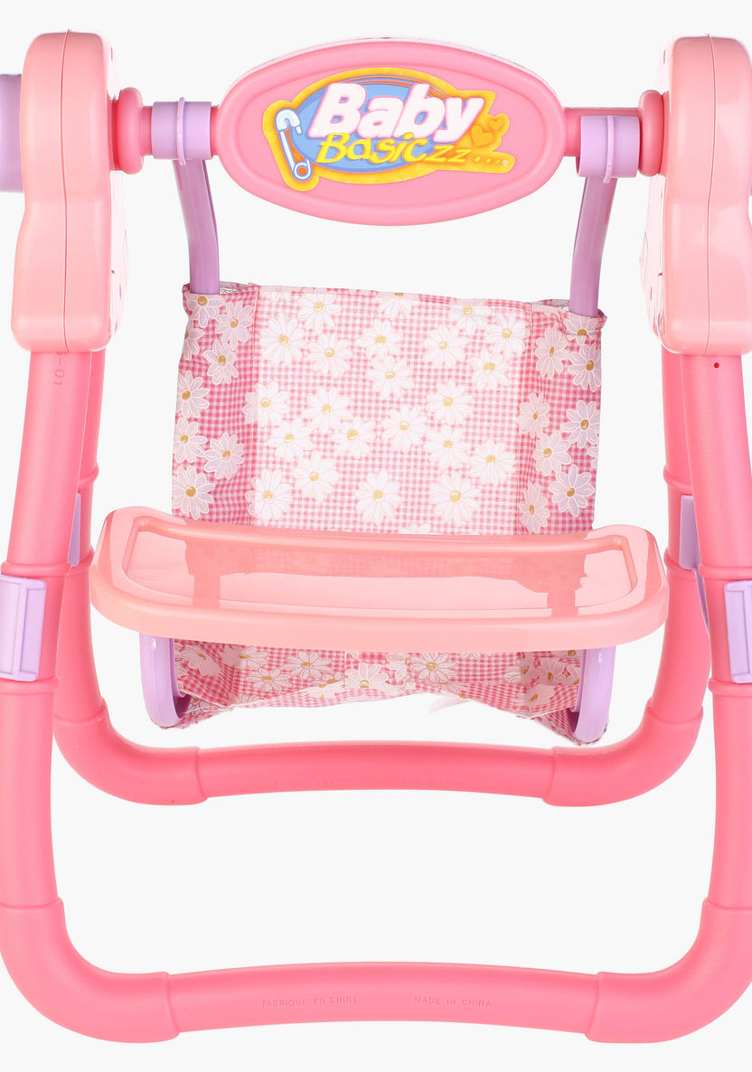 Juniors Baby Care Swing Chair-Dolls and Playsets-image-1