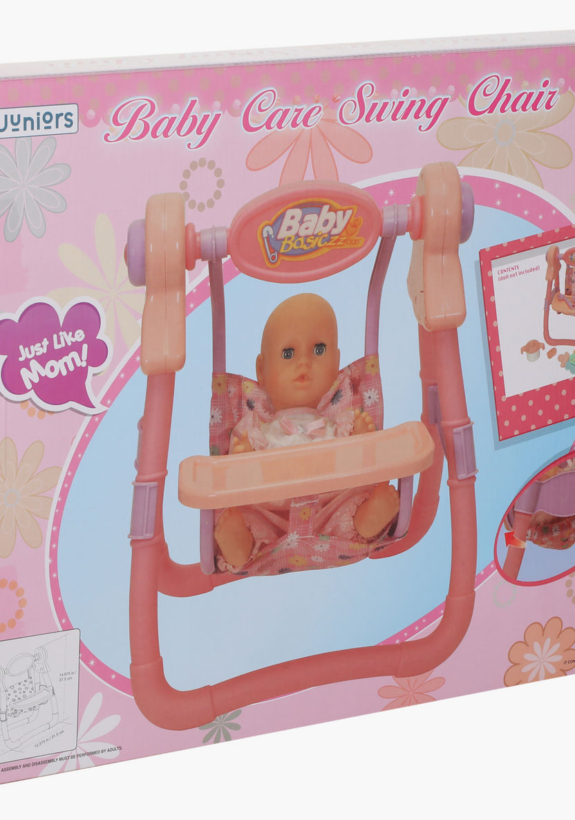Juniors Baby Care Swing Chair-Dolls and Playsets-image-3