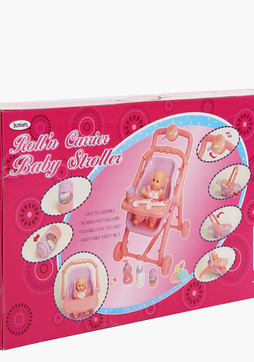 Juniors Roll'n Carrier Baby Stroller-Dolls and Playsets-image-4