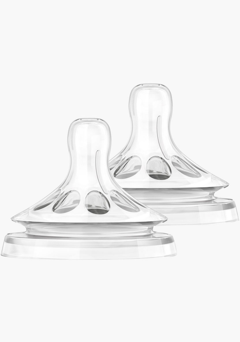 Philips Avent Natural Silicone Teats - Set of 2-Bottles and Teats-image-2