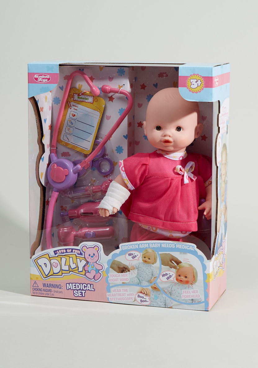 Content Interactive Doll with Medical Playset-Dolls and Playsets-image-0