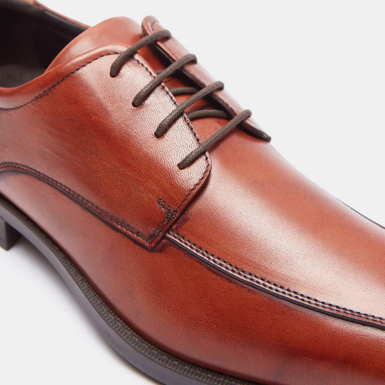 IMAC Men's Solid Oxford Shoes with Lace-Up Closure