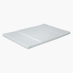 مرتبة سرير للاطفال من كيدتكس فوم كيت للسفر قابلة للطي - أبيض مقاس (96x64x4 سم)