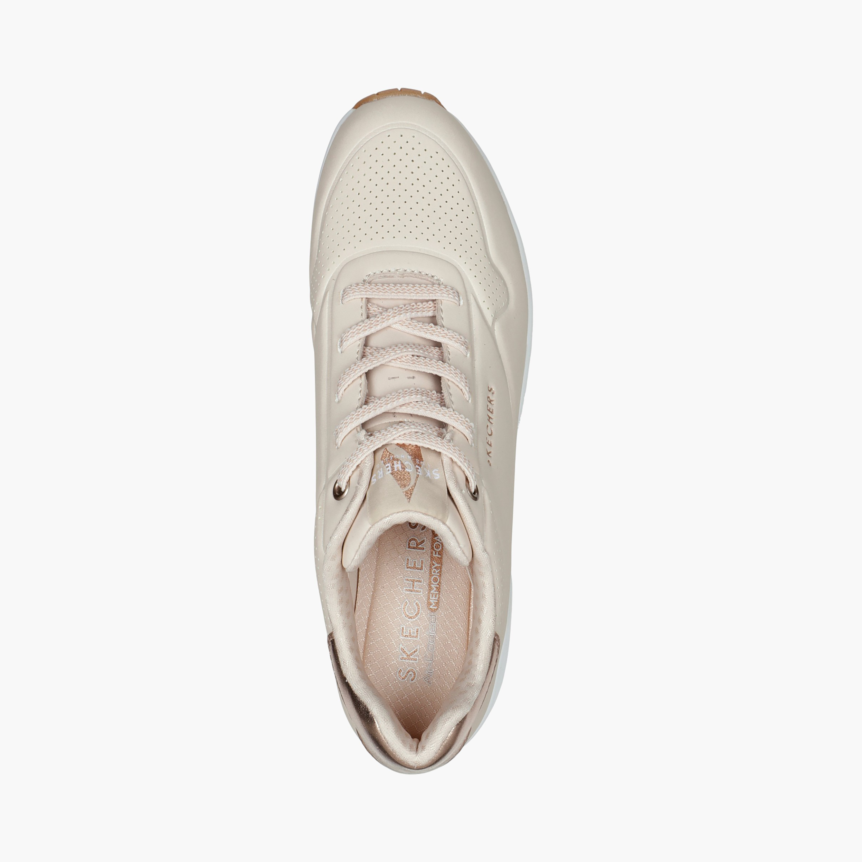 Skechers Women UNO Perforated Lace-Up Ankle Sneakers-women-shoes-sneakers-image-2