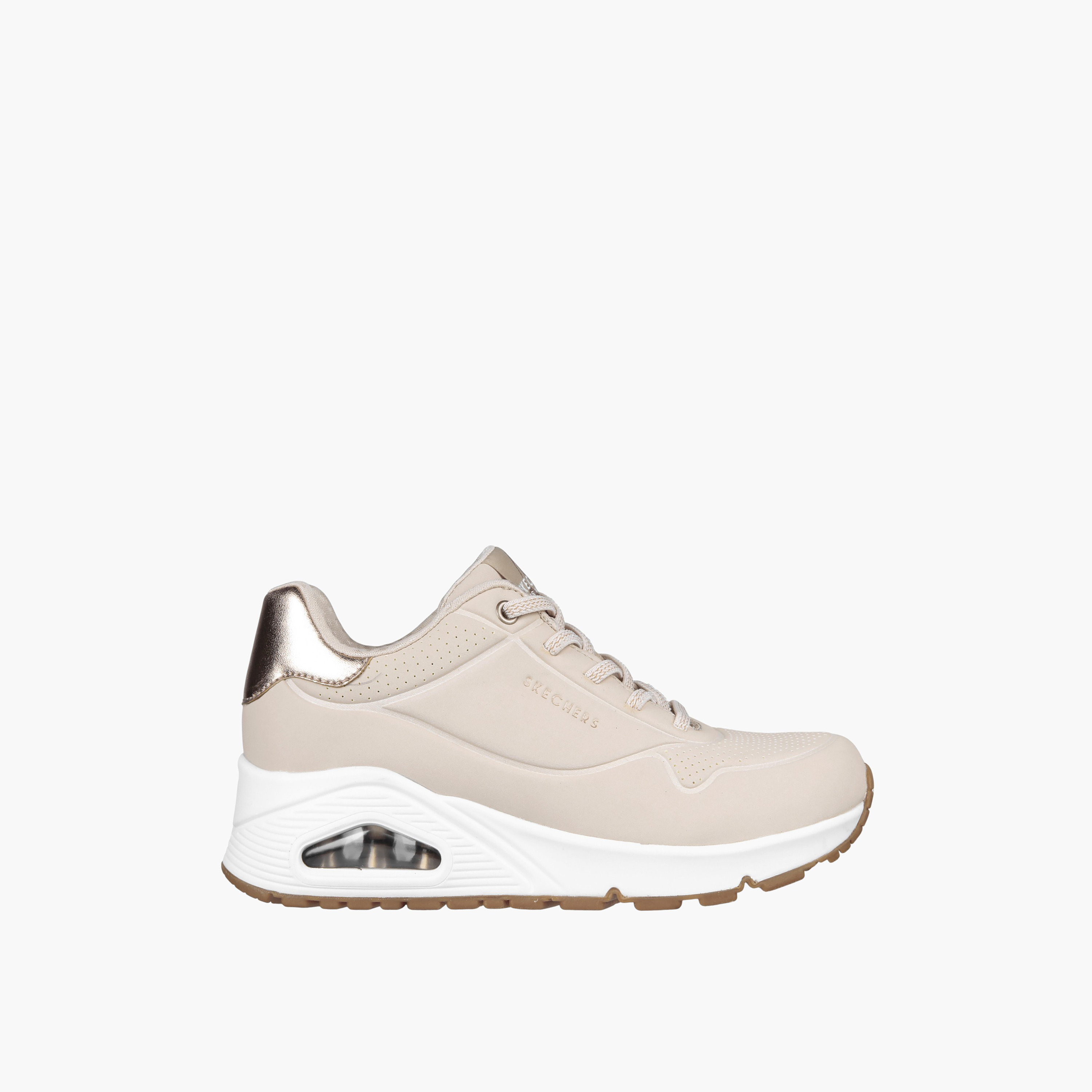 Skechers Women UNO Perforated Lace-Up Ankle Sneakers-women-shoes-sneakers-image-5