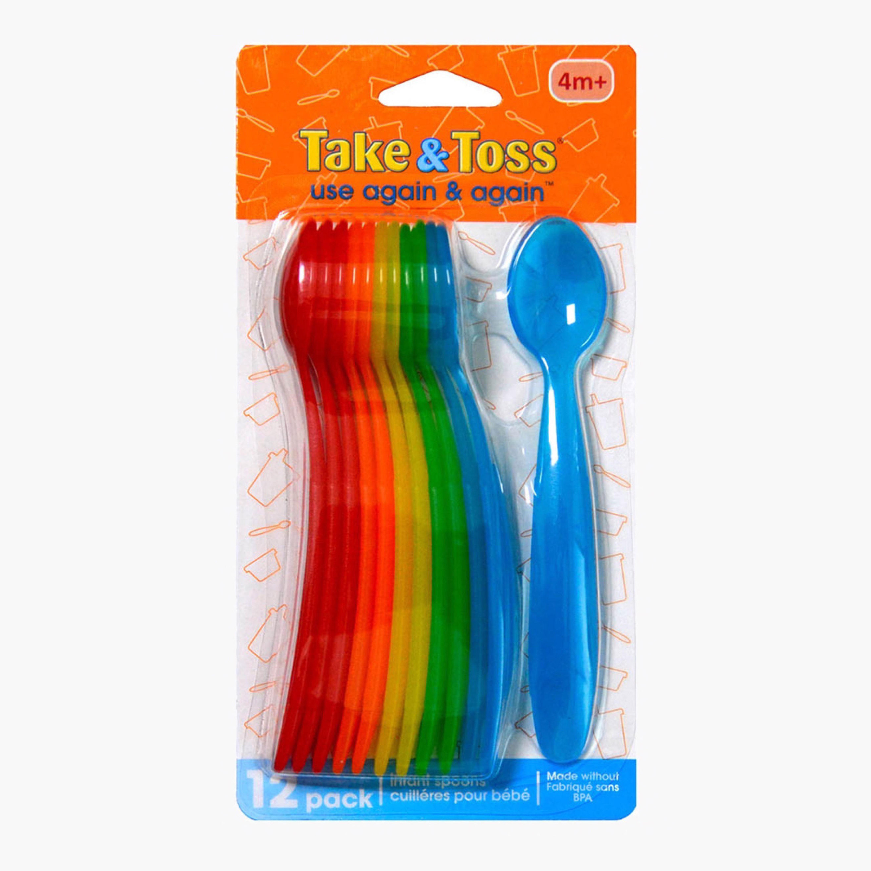 The First Years Take and Toss Toddler Feeding Spoon - Set of 12-baby-feeding-mealtimeessentials-image-3