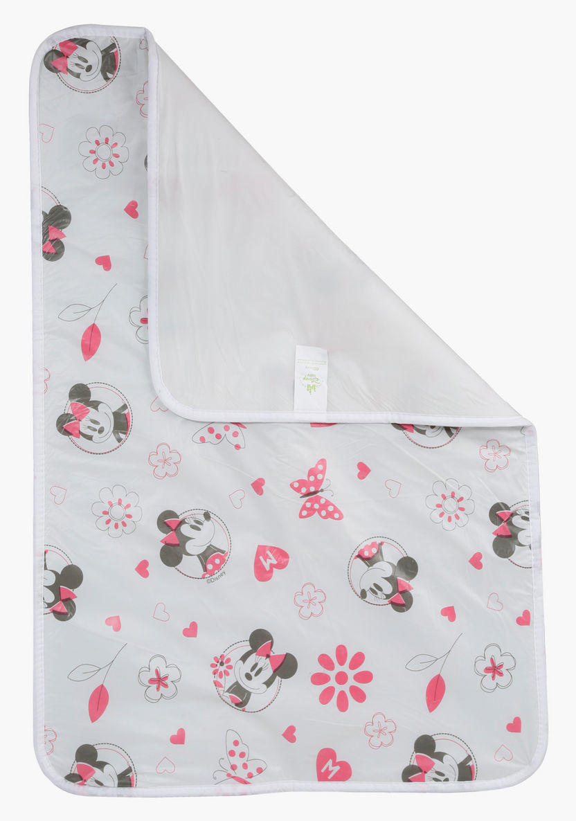 Minnie Mouse Print Rectangular Changing Pad-Diaper Accessories-image-1