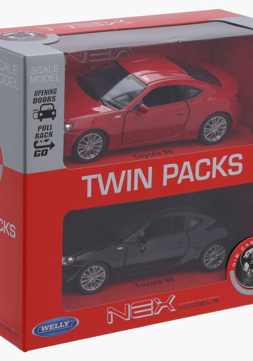 Welly Toyota 86 Pull Back Twin Car Pack-Gifts-image-4