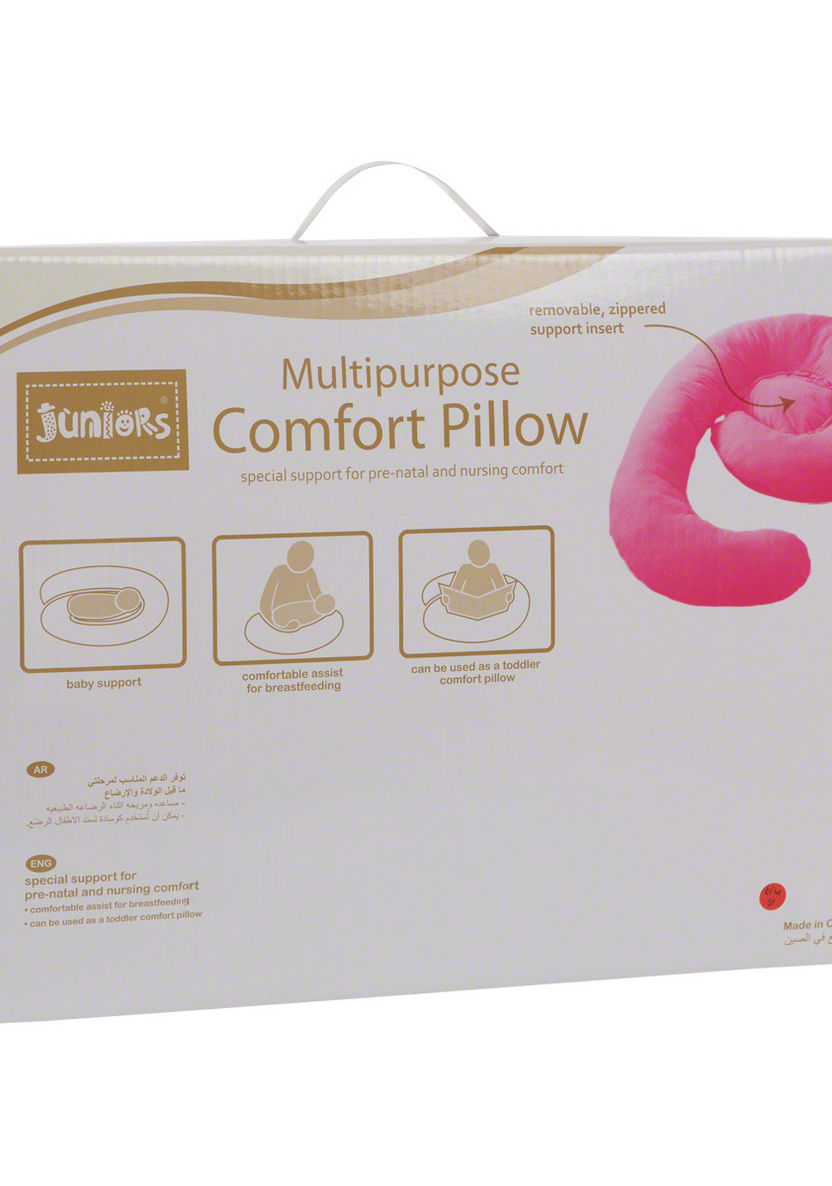 Juniors Solid Colour Comfort Pillow-Nursing-image-1